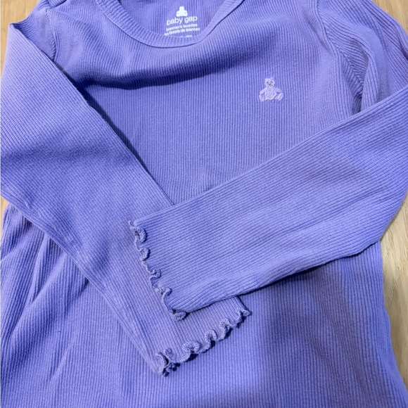 GAP Purple Ribbed Shirt - Picture 3 of 4